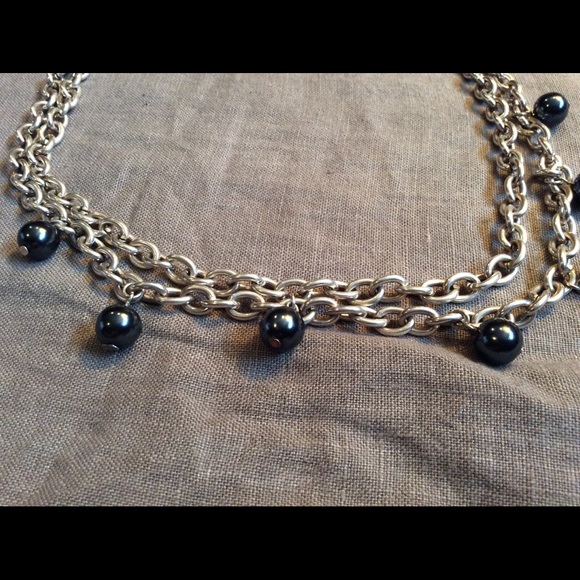 Necklace with faux pearls - Picture 1 of 4